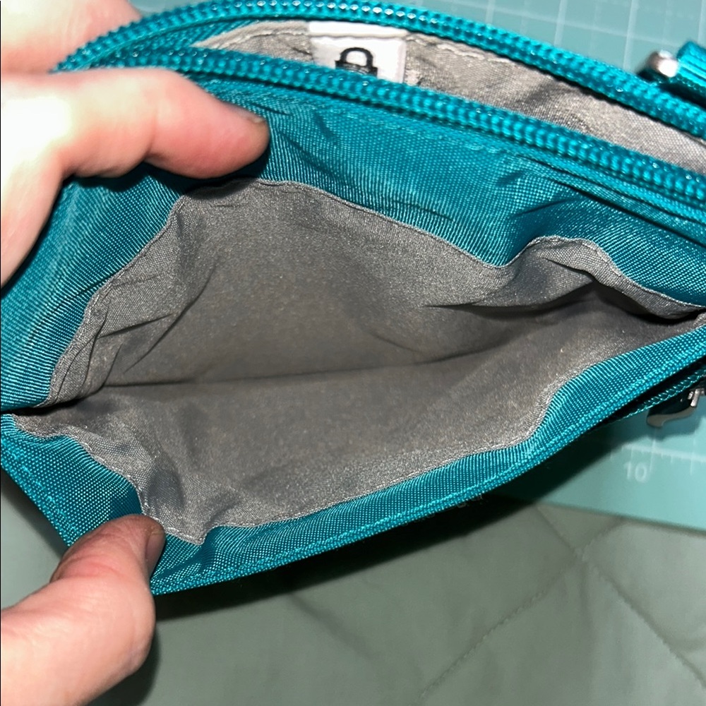 Baggallini Turquoise Crossbody Bag - Picture 6 of 8
